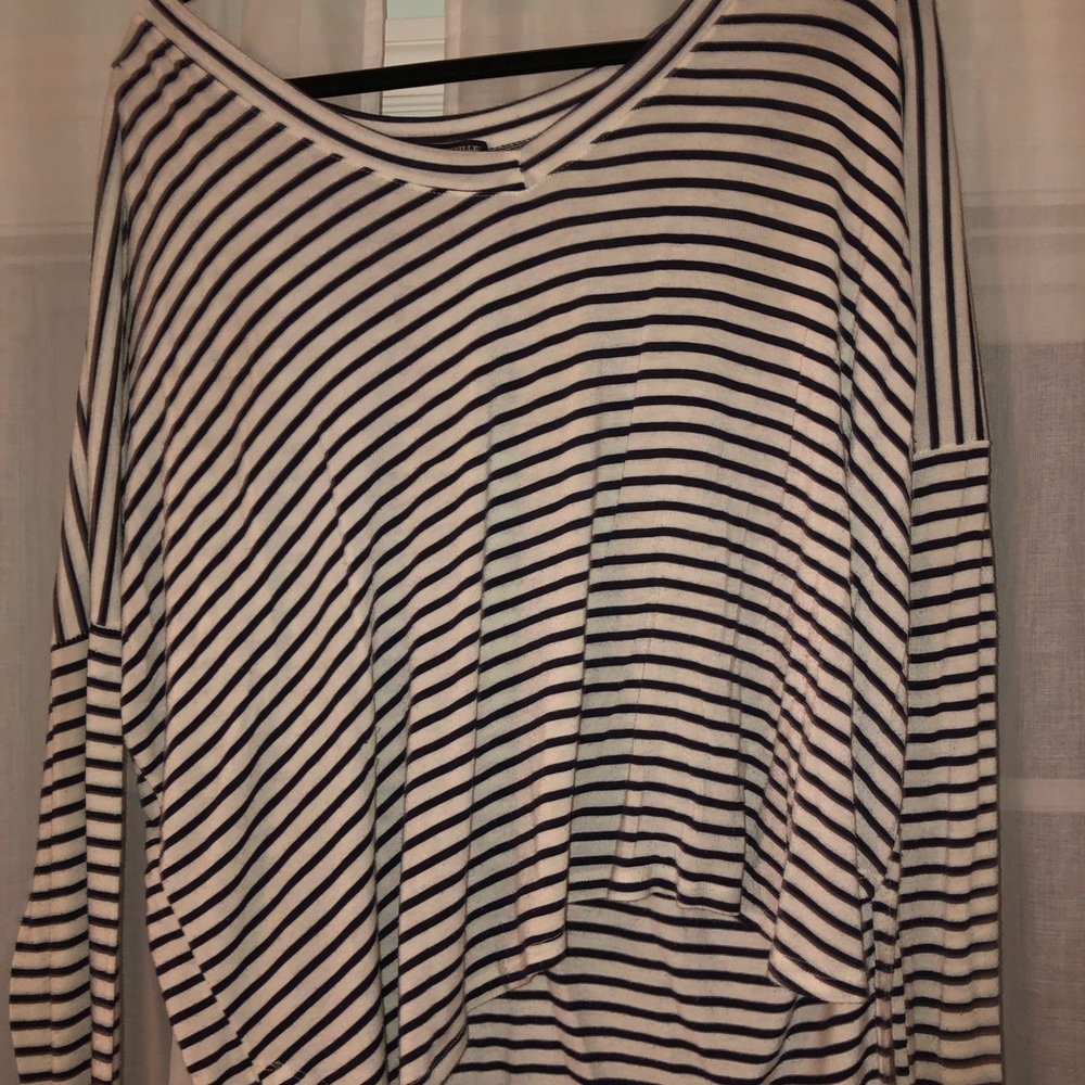 brandy melville striped long sleeve tee